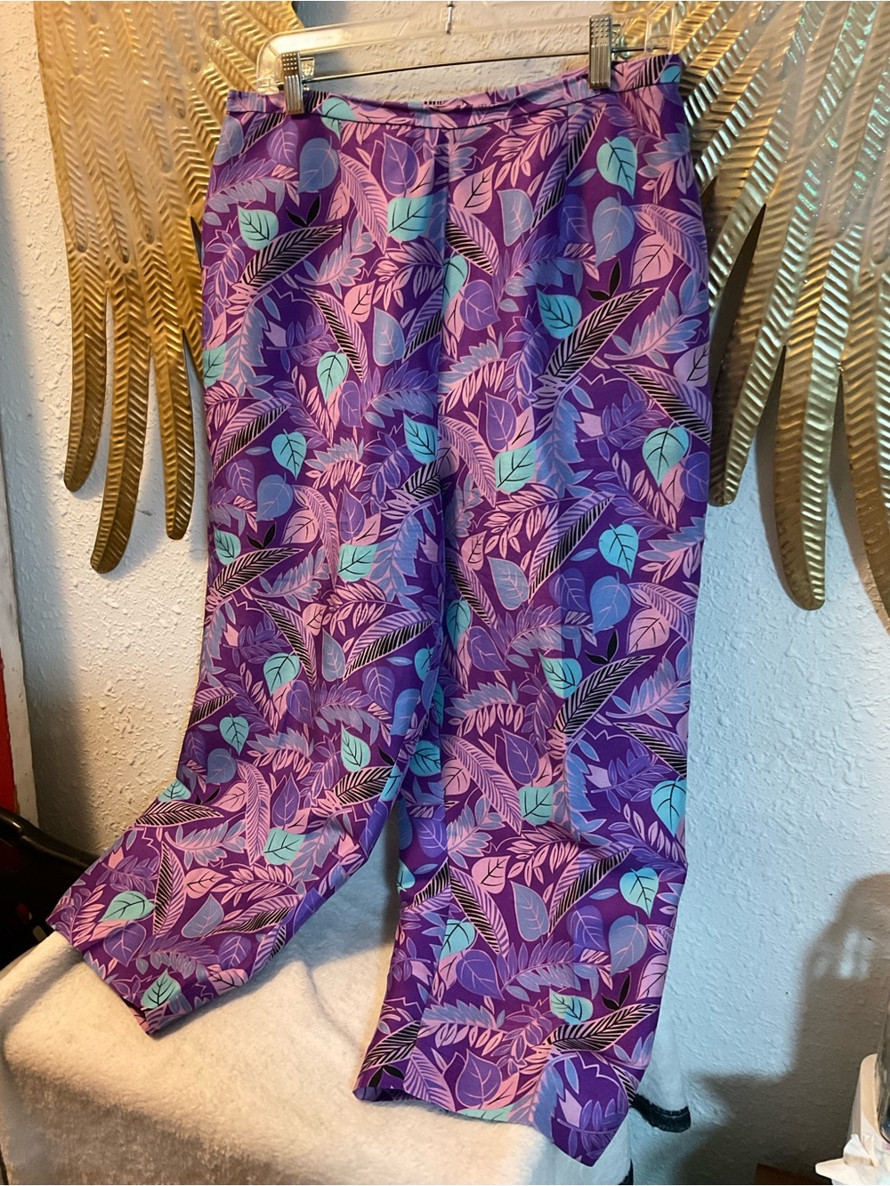Vintage Robbie Bee silk harem pants